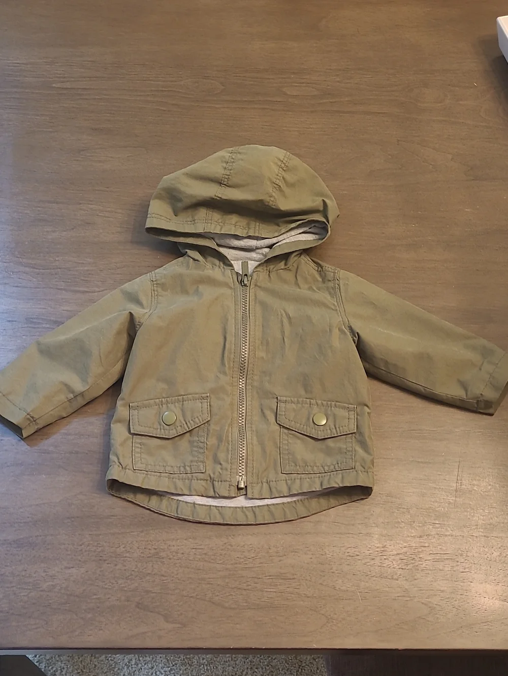 Old Navy Kids Hooded Jacket - Olive Green